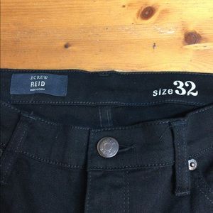 J Crew Reid Jeans Black Denim